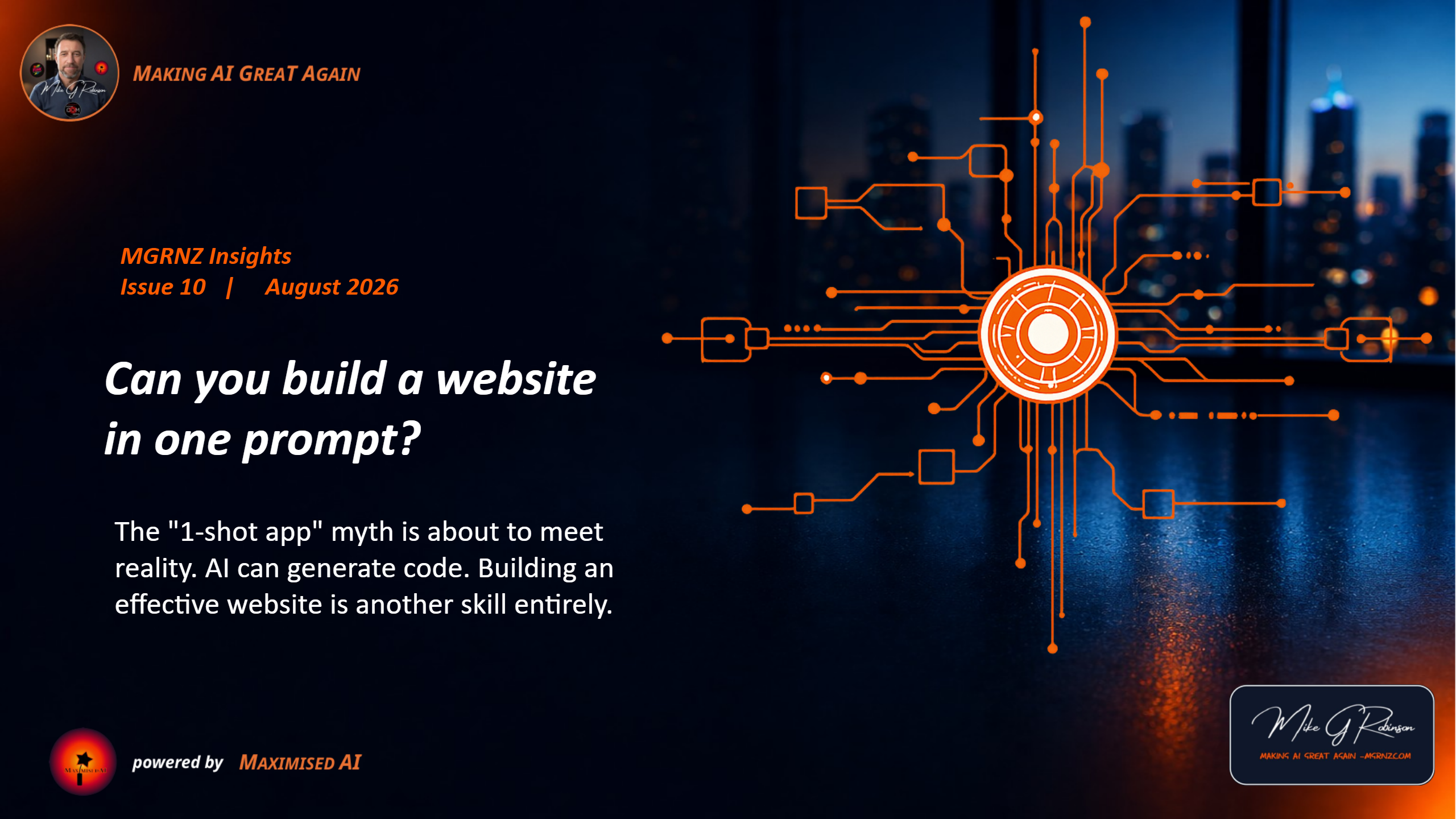 Can you build a functioning website in one prompt?