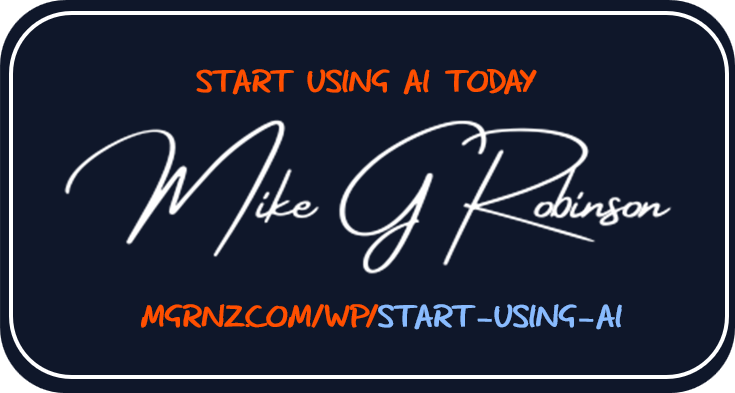 Mike G Robinson – MGRNZ.com